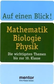Paperback Auf einen Blick! Mathematik, Biologie, Physik [German] Book