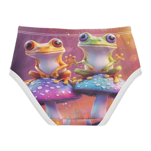 Cute Mushroom Frog Toddler Girls's Underwear 2T 202b89272