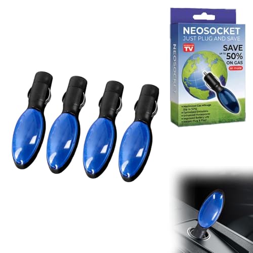 Neosocket Car Fuel Saver, Advanced Fuel Saving Device and Gas Economizer for Optimal Efficiency, For Car, Truck, Diesel Vehicles (4pcs)