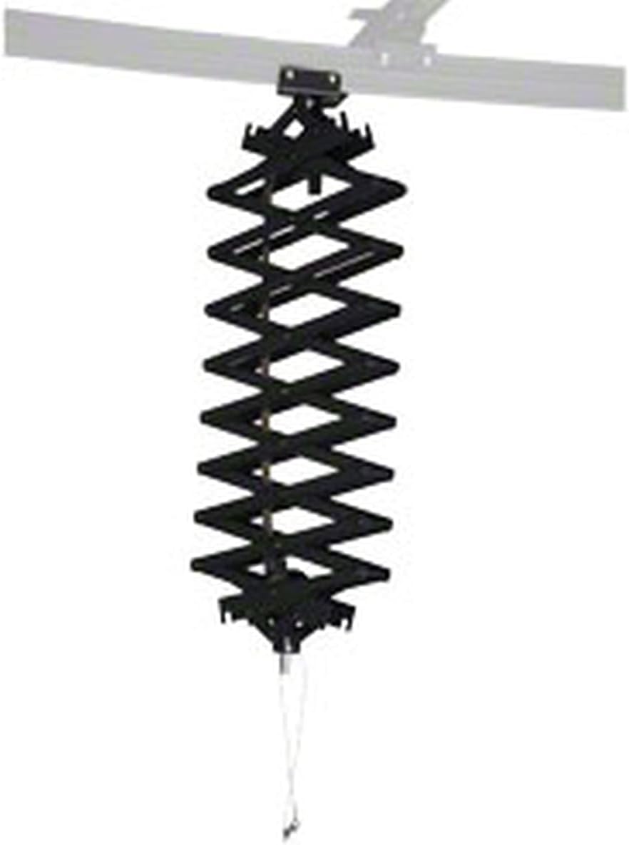 A single Walimex pantograph fully extended, hanging from a ceiling rail