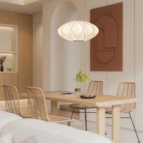 COMSDY 15.7inch White Light Fixture, Dining Room Lighting Fixture Ceiling Mount Coastal Silk Light Fixture for Living Room Dining Room Bedroom Kitchen Island Restaurant COMSDY 15.7inch White Light Fixture, Dining Room Lighting Fixture Ceiling Mount Coastal Silk Light Fixture for Living Room Dining Room Bedroom Kitchen Island Restaurant