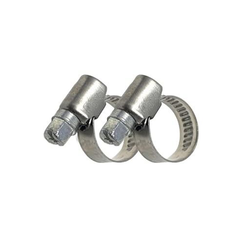 CG94 - Gasregler-Set mit niedrigem Druck und fester Kalibrierung 28/30 | Schlauch 125 cm | 2 Stahlschellen | geeignet für Küchen und Grills