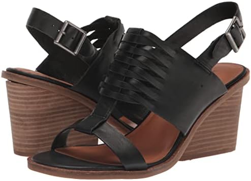 Lucky Brand Women's Lemia Cut Out Sandal Heeled, Black, 11 | Image 6
