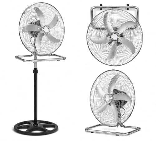 A.M.C. Ventilatore Manila 3 in 1 con Pale in Acciaio,