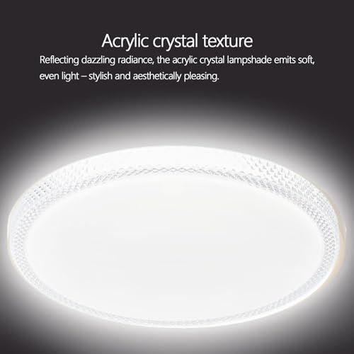 Plafonnier LED Dimmable pour Éviter l'Éblouissement Salon
