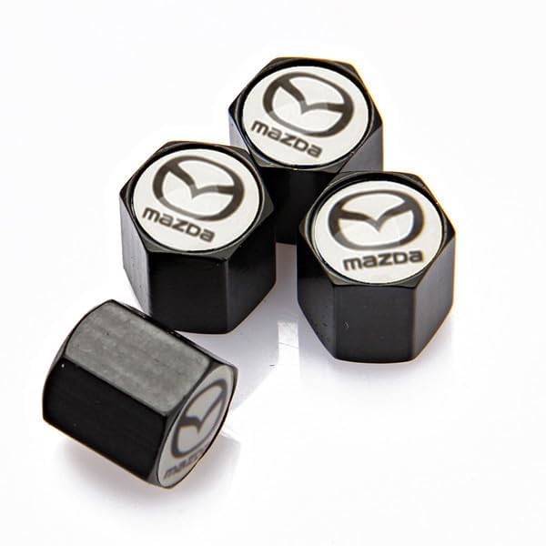 4 Cappucci Valvole Auto Per Mazda - Lega Metallica, Antiossidanti, Colore C - Foto 9
