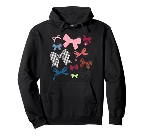 Iconic Hair Bows Pullover Hoodie American Girl sweat capuche fille mode casual
