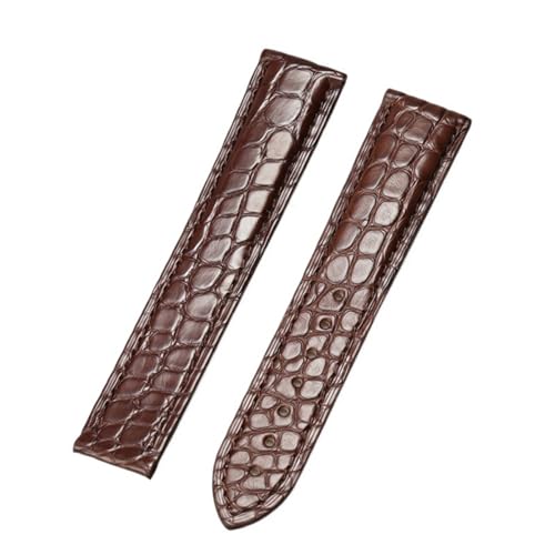 Bracelet de montre alligator marron pour Speedmaster et Seamaster 300M au quotidien