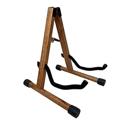Ram® Support de guitare en bois pliable réglable pour basse, violoncelle, mandoline, banjo, ukulélé - Les Beatles, Paul McCartney, John Lennon, RIngo Starr, George Harrison