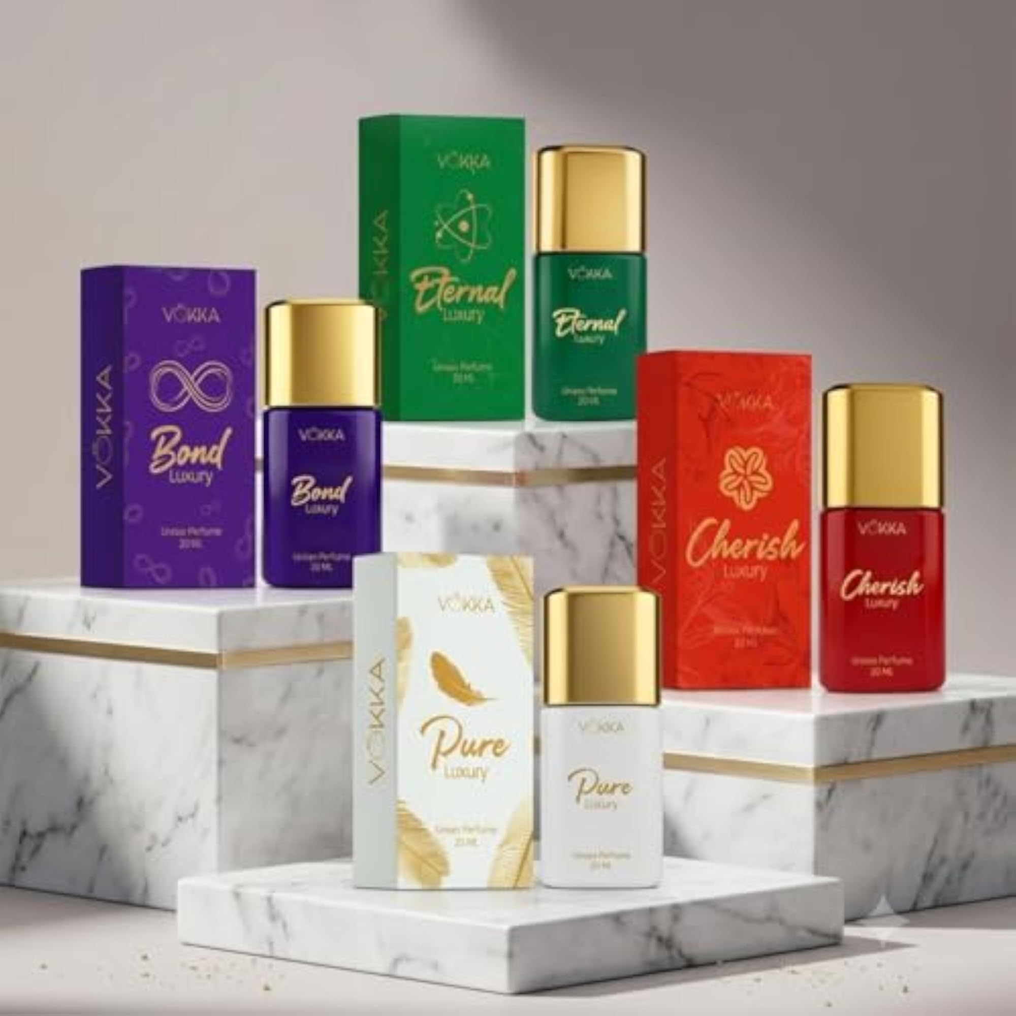 Luxury Unisex Perfume Set 4x20ml, Gift for Him & Her