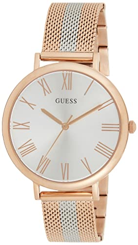GUESS Reloj Analógico para Mujer de Cuarzo con Correa en Acero Inoxidable W1155L4