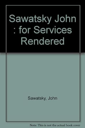 For Services Rendered: Amazon.co.uk: 9780140068023: Books