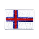 Aufnäher Flagge Färöer Inseln bestickt