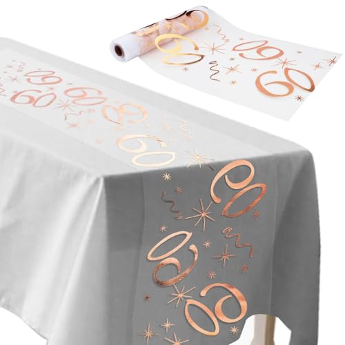 ddckj Addobbi 60 Anni Compleanno 28 cm x 10 m