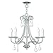 Livex Lighting 40875-05 Transitional Five Light Chandelier from Daphne Collection Finish, Polished Chrome