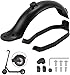 OUXI 2 Pezzi Parafango Posteriore Parafango Staffa per Xiaomi M365/M365 Pro Scooter Parafango Posteriore Scooter Accessorio di Ricambio con Viti e Tappi Vite (Nero)