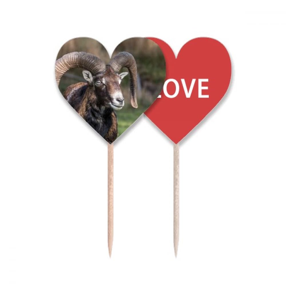 Pique cupcake pick amour cœur parfait pour vos buffets de mariage et fêtes
