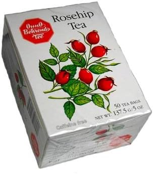 Rosehip Tea, 50 tea bags (4.8oz) - pack of 4