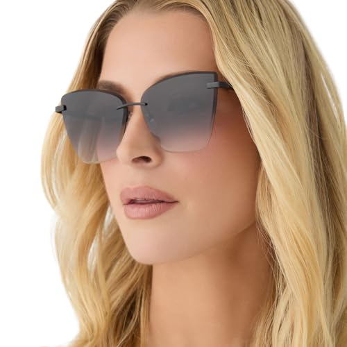 DIFF Becky V Designer Oversized Cat Eye Sunglasses for Women UV4002