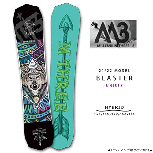スノーボード 板 メンズ 単品 2022 M3 ミレニアムスリー BLA