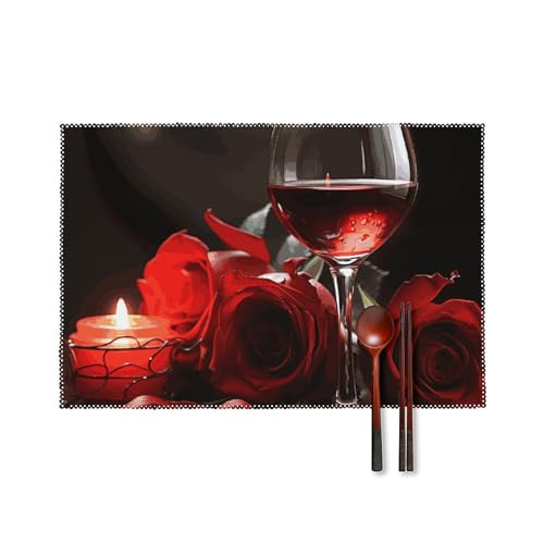 Set de table facile à nettoyer et infroissable pour repas de fête