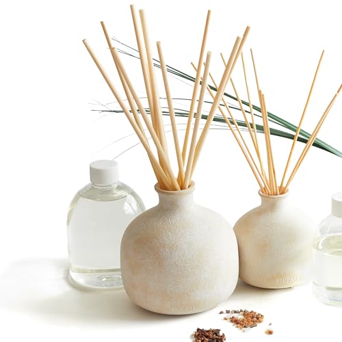 BLUEME-Bundle-Spiritual-Palo-Santo-Vetiver-1691-Fl-Oz-Wellness-Diffuser-Oil-Refill-Contains-Essential-Oil-Sustainable-Hand-Finished-Premium-Luxury-Ceramic-Natural-Rattan-Reeds BLUEME Bundle Spiritual Palo Santo Vetiver 1691 Fl Oz Wellness Diffuser Oil Refill Contains Essential Oil Sustainable Hand Finished Premium Luxury Ceramic Natural Rattan Reeds