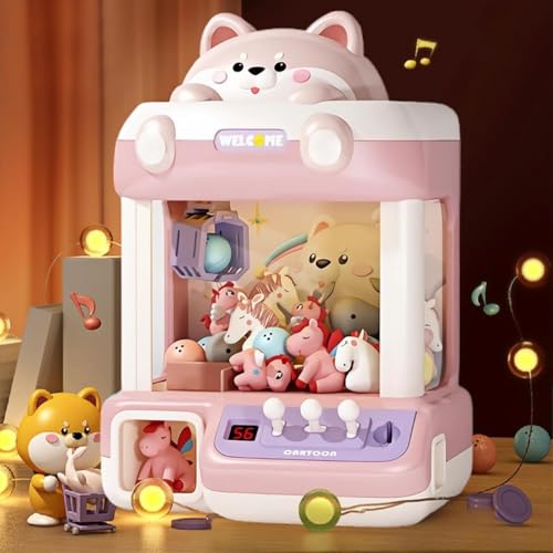 クレーンゲーム　UFOキャッチャー　おもちゃ　ぬいぐるみ付き　本体　小型 クレーンゲーム UFOキャッチャー おもちゃ 本体 ガチャガチャ