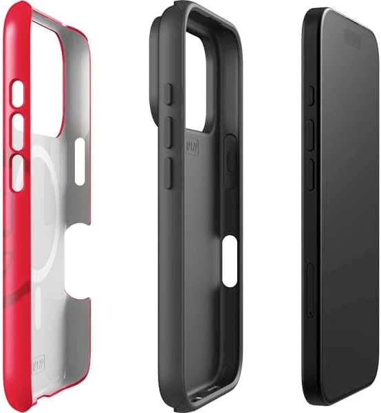 Skinit Impact Phone Case Compatible with iPhone 17 Pro Magsafe - Officially Licensed NFL Kansas City Chiefs Double Vision Design