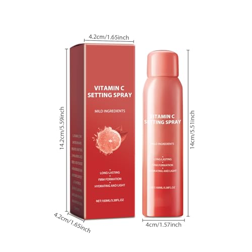 Spray Vitamina C Para Rostro, 100 Ml Spray Hidratante Para La Cara Pulverizador Hidratante Iluminador Con VC Natural Fijador De Maquillaje, Apto Para Todo Tipo De Pieles - imagen 4