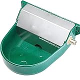 1 Año de garantía. Suinga Bebedero AUTOMATICO Aluminio Pintado Perros 20x22x10 cm. Trabaja con Nivel Constante de Agua, Que Permite el Acceso a Agua a su Mascota en Interior o Exterior. Permite fijarse a la Pared