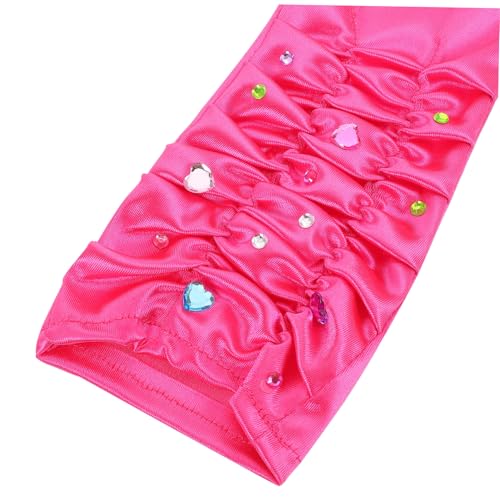 Didiseaon 1 Set Princess Gloves for Little Girls: Elegant Formal Princess Gloves - Jeweled Mittens with Glitter Rhinestones for Cosplay Holiday Events and Party Decorations3