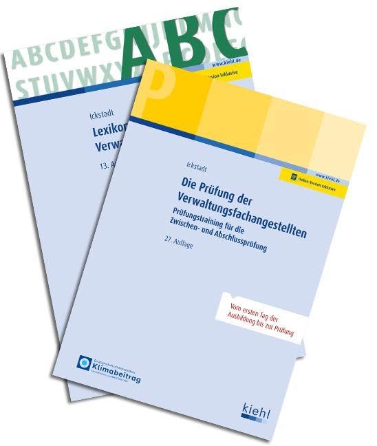 Bücherpaket Verwaltungsfachangestellte: mit Prüfung der Verwaltungsfachangestellten und Lexikon für Verwaltungsfachangestellte.