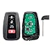 ALEGE Keyless Entry Remote Car Key Fob Fits for 2019-2021 for Toyota for Avalon 2.5L 2019-2021 for Toyota for Avalon 3.5L 2 PCS 4 Buttons 314.3MHZ