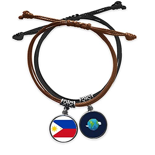 Pulsera de Filipinas de cuero un regalo cultural original