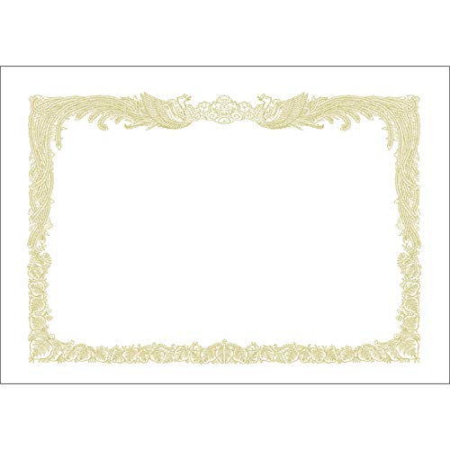 Papier diplôme OA B4 vertical blanc 100 feuilles pour impressions officielles de qualité
