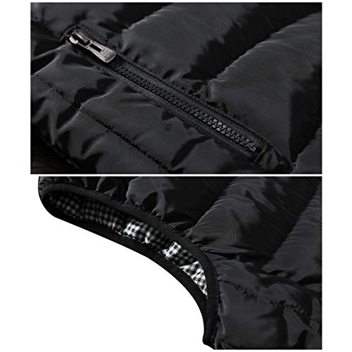 Men's Outdoor Casual Stand Collar Outwear Padded Vest Coats4