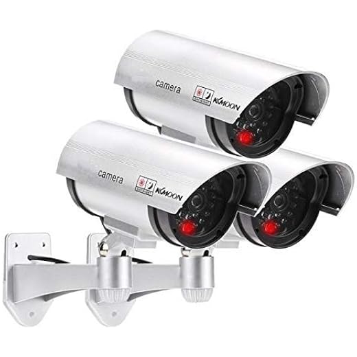 Dummy CCTV Fake Bullet Camera Pack of 3