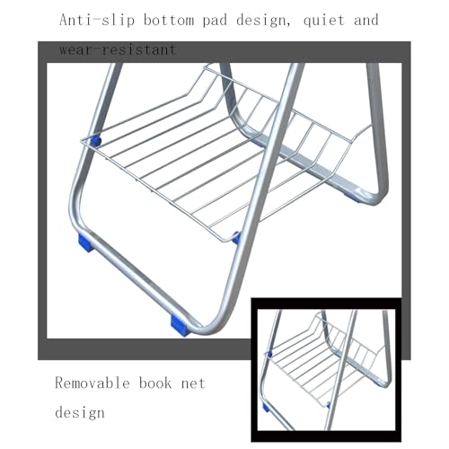 Chaise formation pliable bleue avec table et filet de rangement - 8