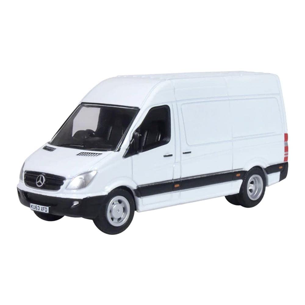 Oxford Diecast 1:76 White Mercedes Sprinter Collectable model 76MSV004