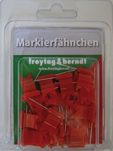Markierfähnchen wehend, Rot: 30 Stk (freytag & berndt Bücher + Specials) Markierfähnchen wehend, Rot: 30 Stk (freytag & berndt Bücher + Specials)