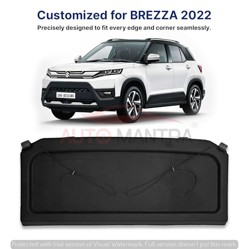 Image of Car Parcel Tray Diggi Luggage Tray in Perfect Fitting Compatible for Brezza 22