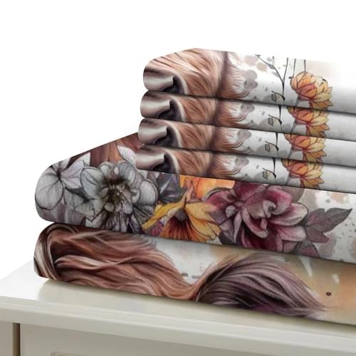 Housse de Couette Imprimé 3D Super Douce King en Microfibre Premium - 7
