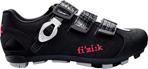 Fizik Women's M5 Donna Mountain Bike Shoes, Black/White, Size 37.5