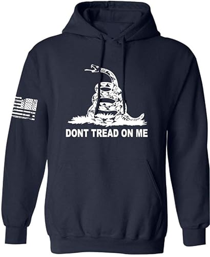 Patriot Apparel Gadsden Don't Tread On Me Gadsden Flag Hooded Sweatshirt hoodie