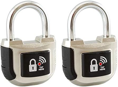 eGeeTouch Smart Padlock Indoor 2nd Gen with Patented Dual Bluetooth+NFC (Double)