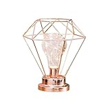 Hochwertiges Material: hochwertiger Eisenlegierungslampenkörper, Anti-Oxidation der Farbe, verhindern Rost,Fügen Sie Ihrem Schreibtisch ein geometrisches Aussehen hinzu, Sie können diese Lampe leicht überall platzieren.