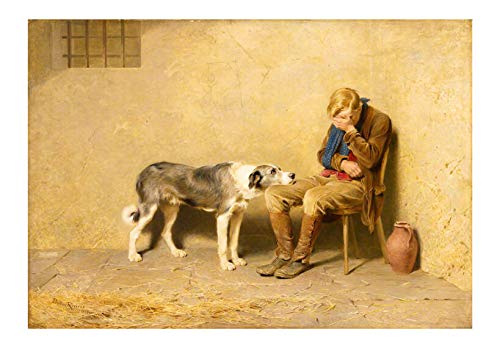 Affiche d'art Briton Riviere Fidelity finition semi-brillante medium impression prestige