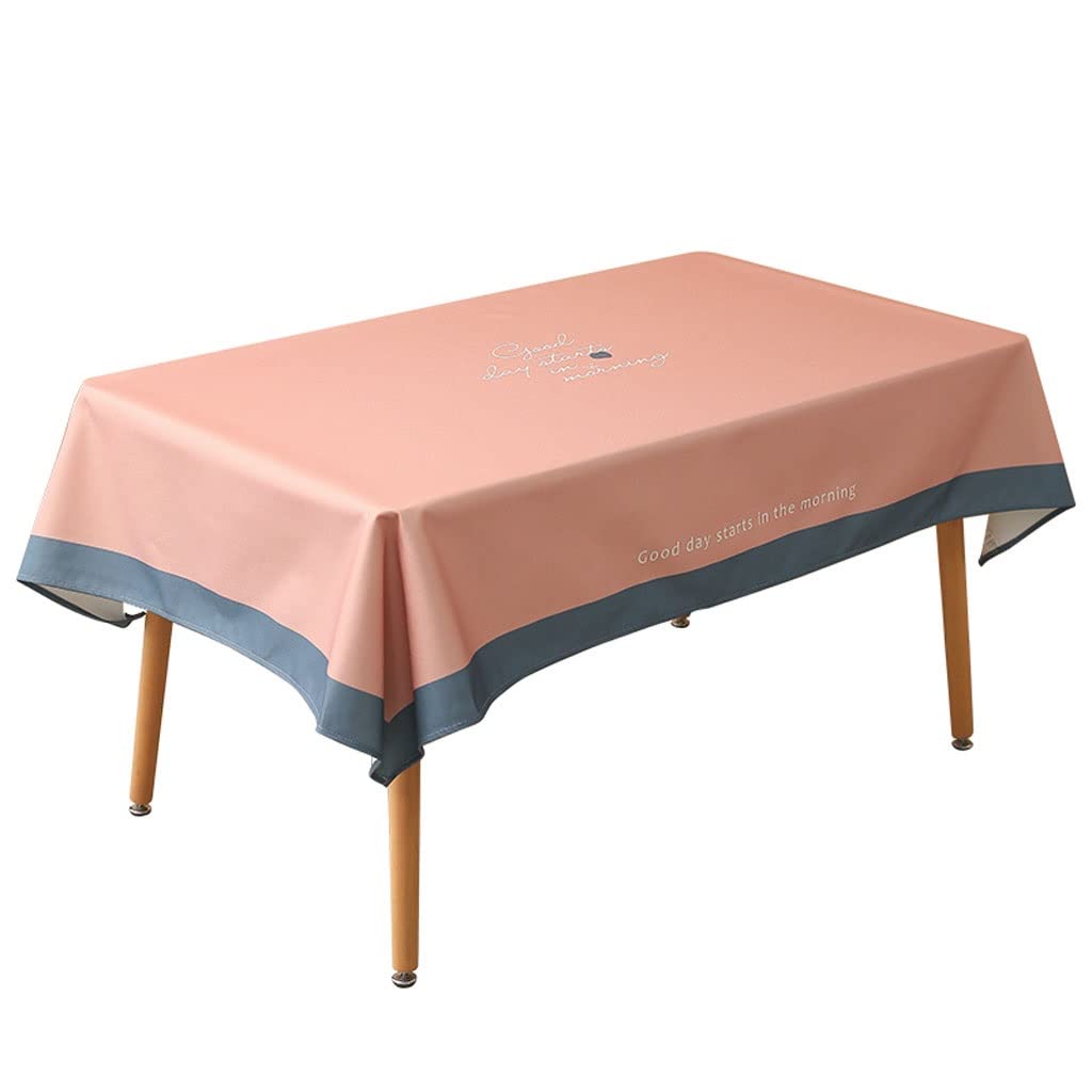 Nappe en lin de coton chic rectangulaire pour table de salon