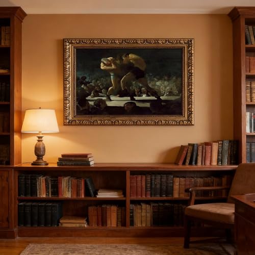 Toile Club Night George Wesley Bellows 30x45 cm | Tableau moderne pour bureau - 5