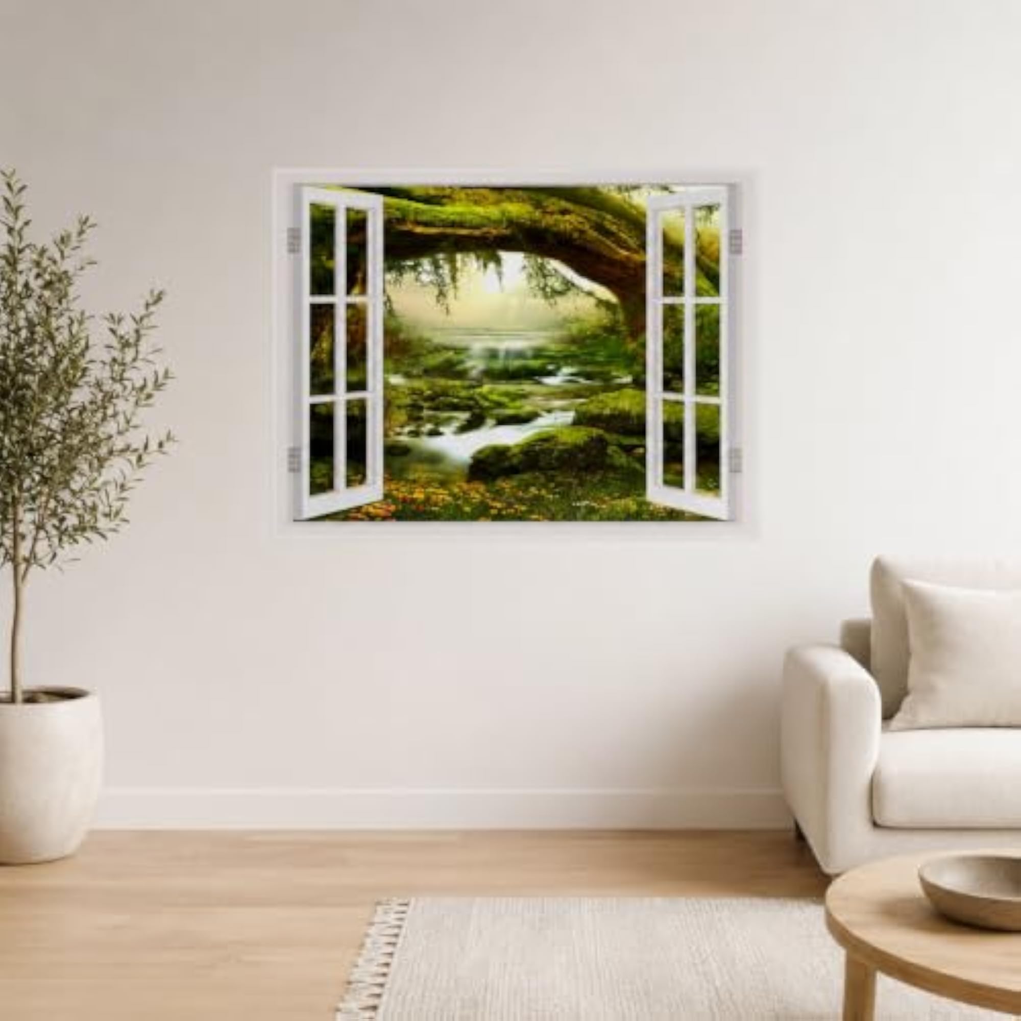 Nature Wall Window Illusion Sticker